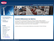 Tablet Screenshot of mafrino.de